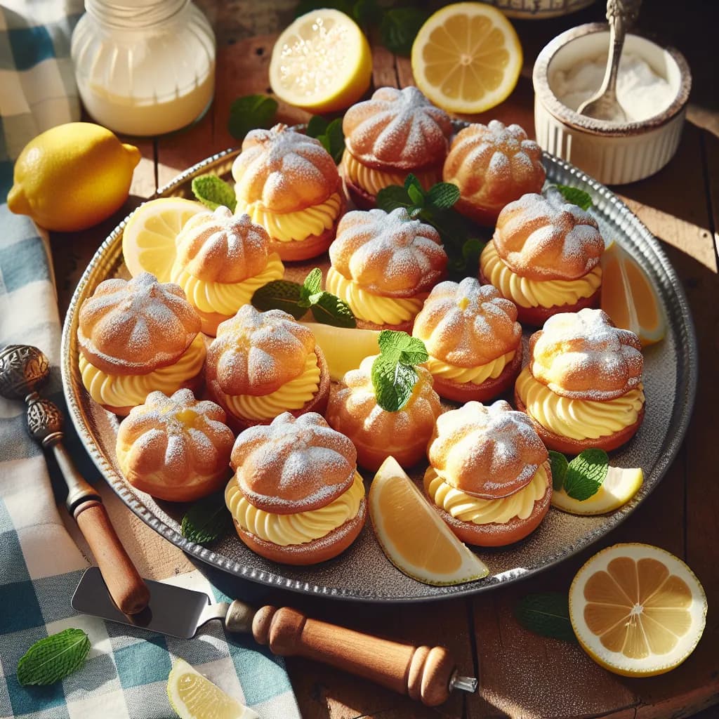 Lemon Cream Puffs