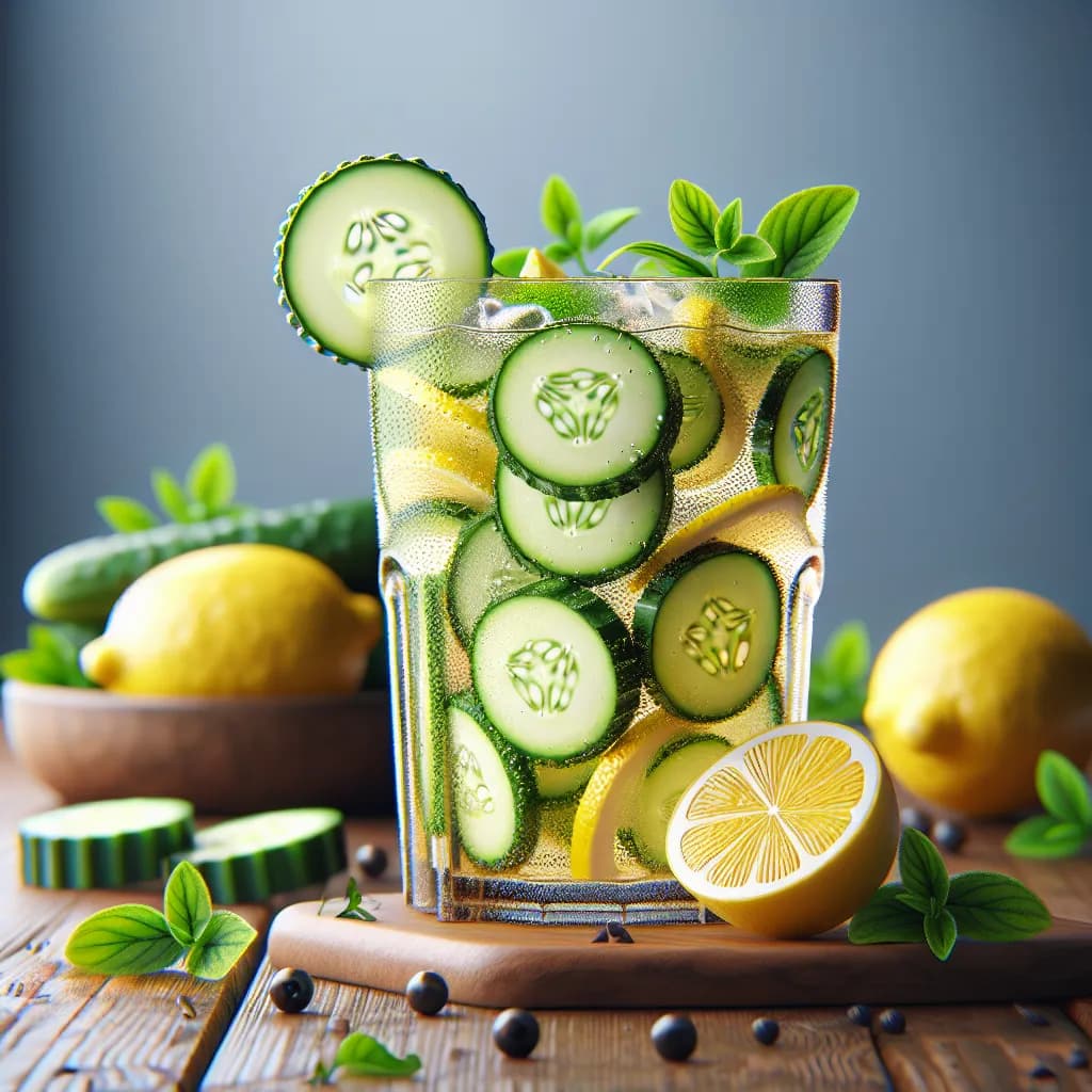 Lemon Cucumber Mattoni Refresher
