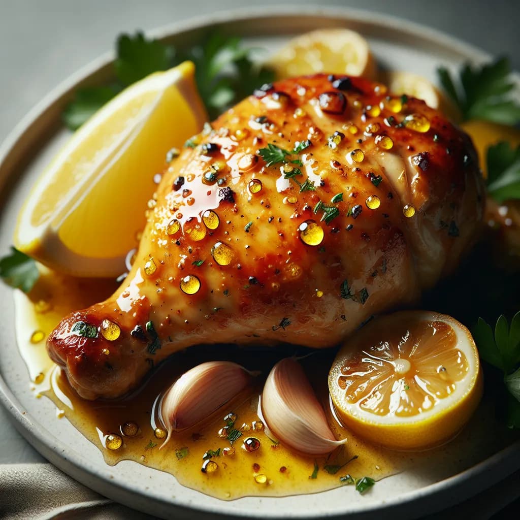 Lemon Garlic Baked Chicken