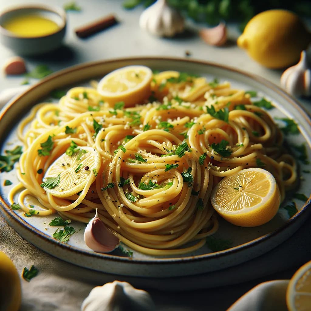 Lemon Garlic Butter Noodles