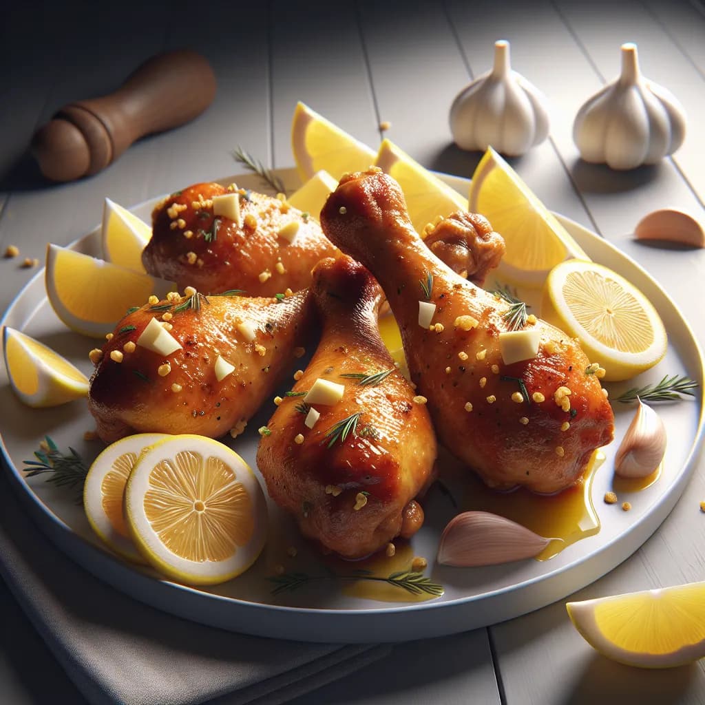 Lemon Garlic Chicken Drumsticks