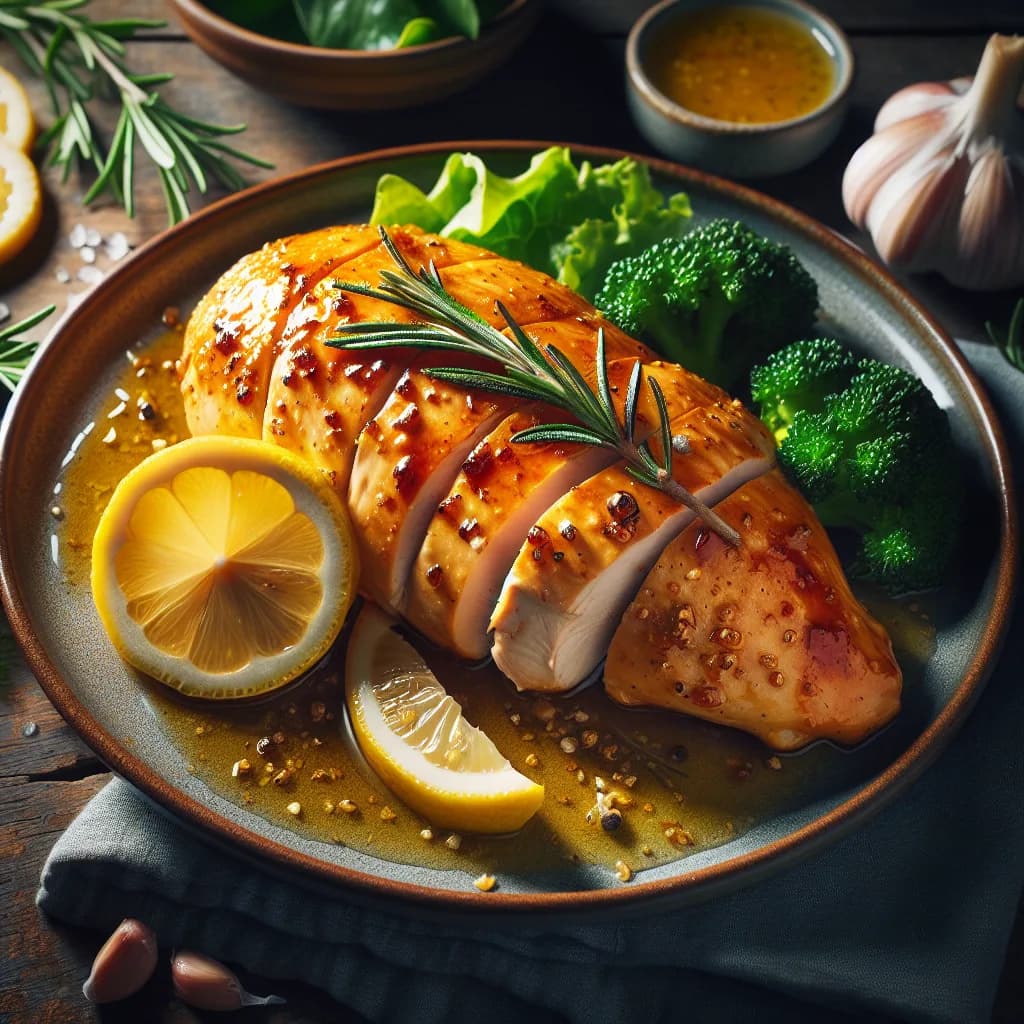 Lemon Garlic Split Chicken Breast