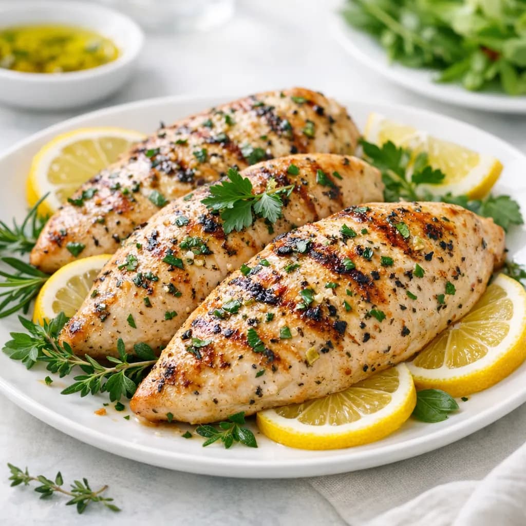 Lemon Herb Grilled Chicken Breast