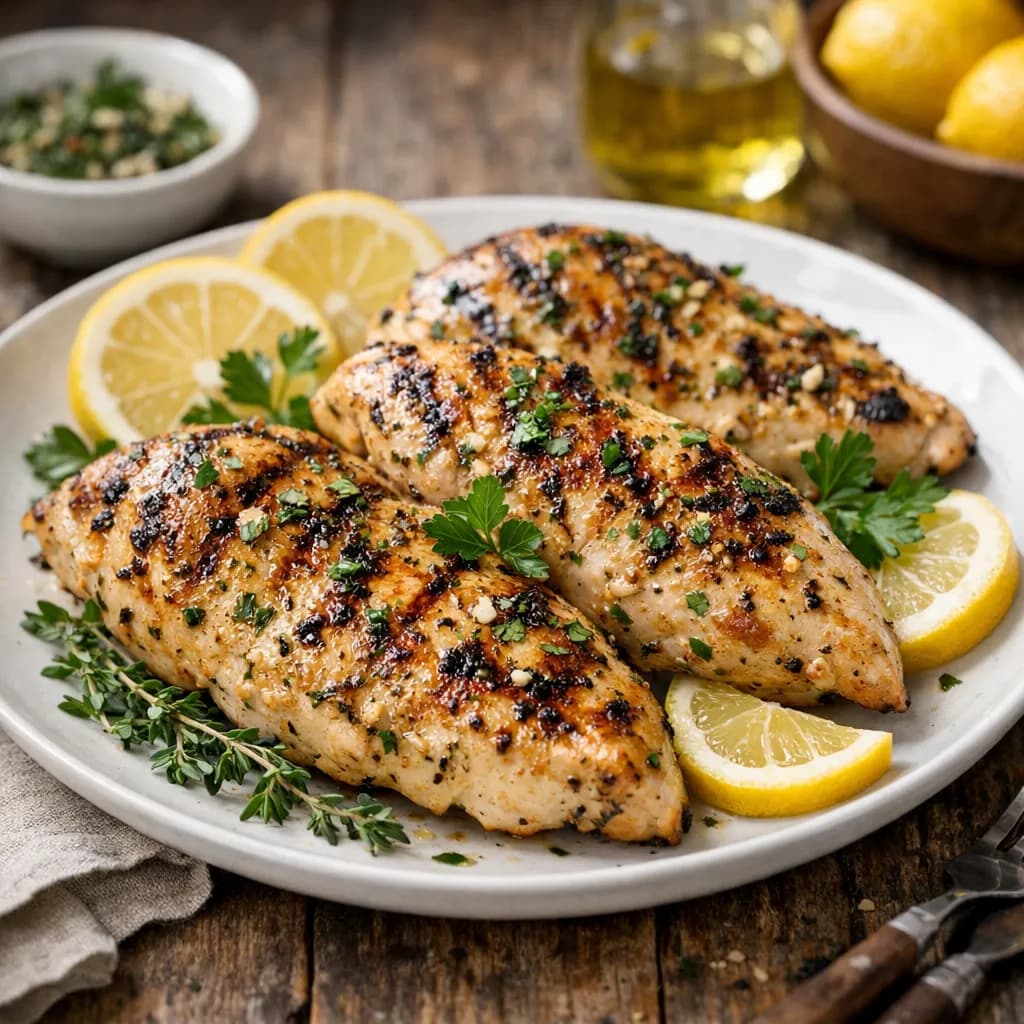 Lemon Herb Grilled Chicken Breast
