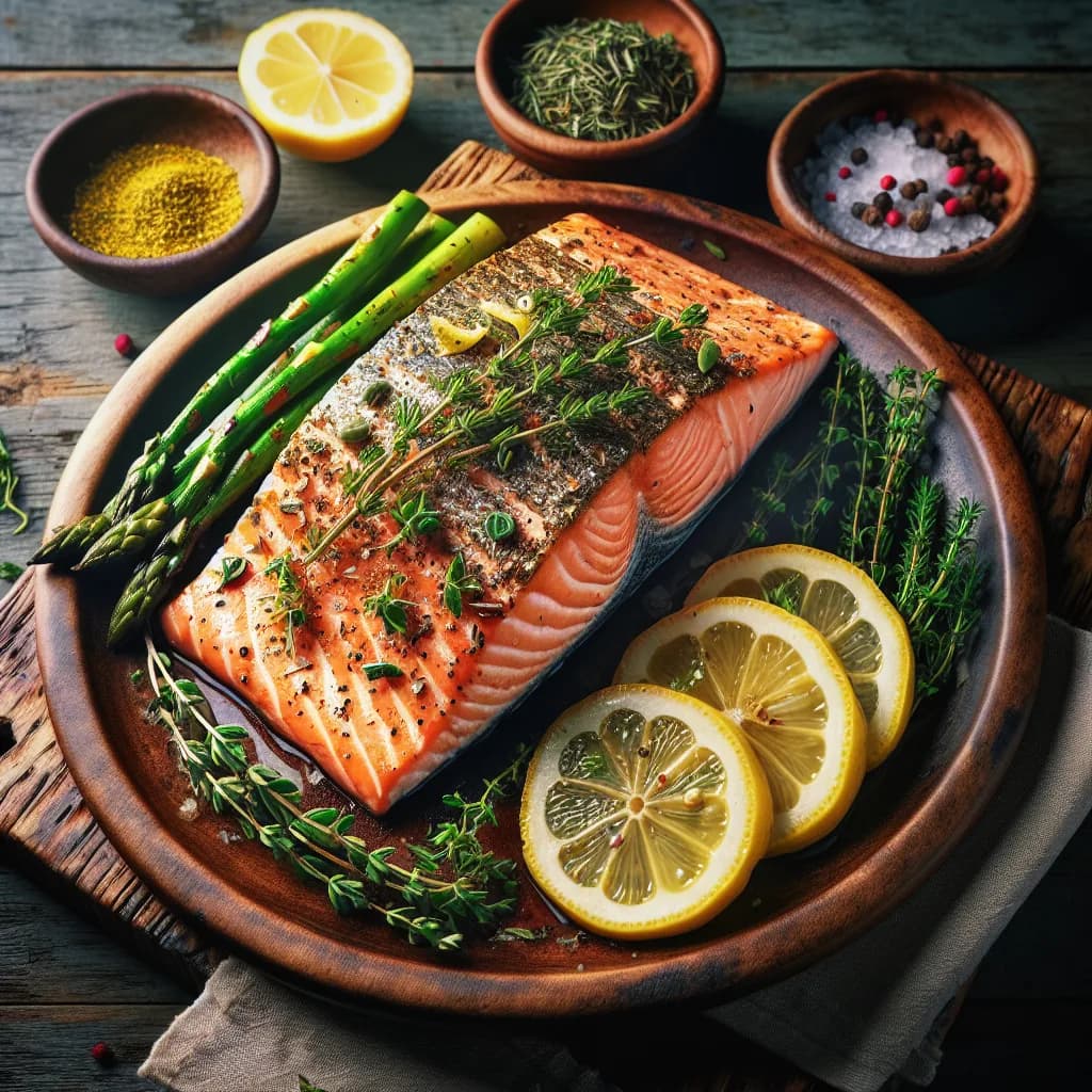 Lemon Herb Grilled Salmon