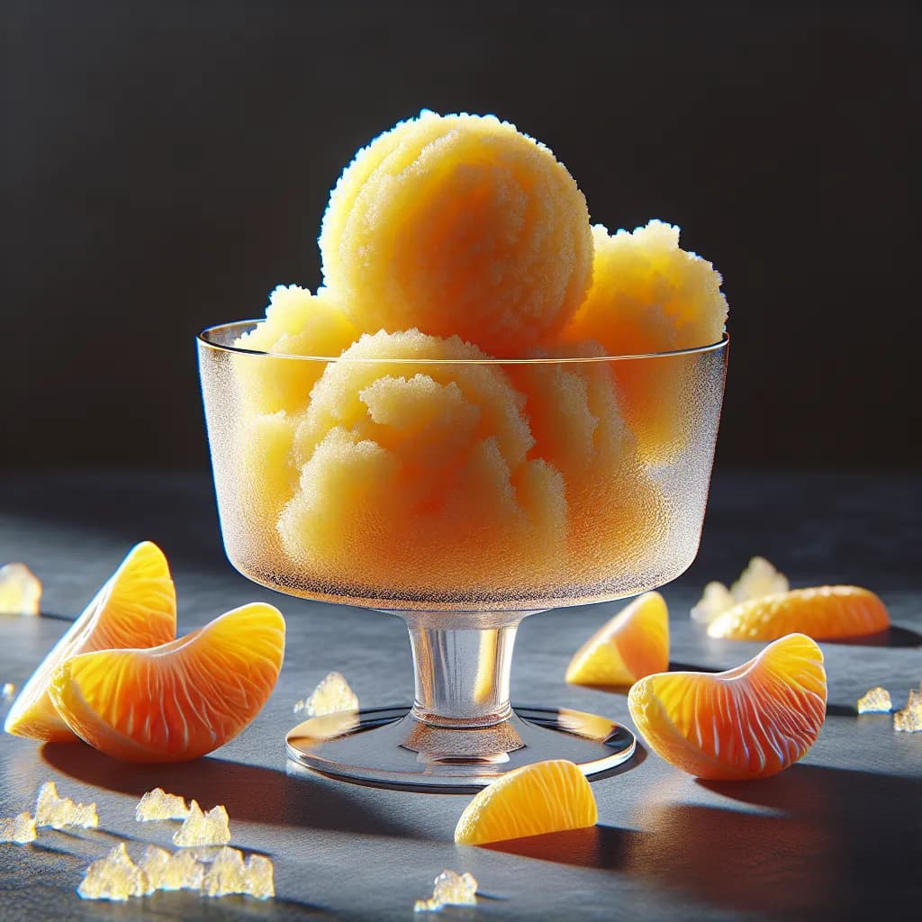 Lemon Mandarin Sorbet