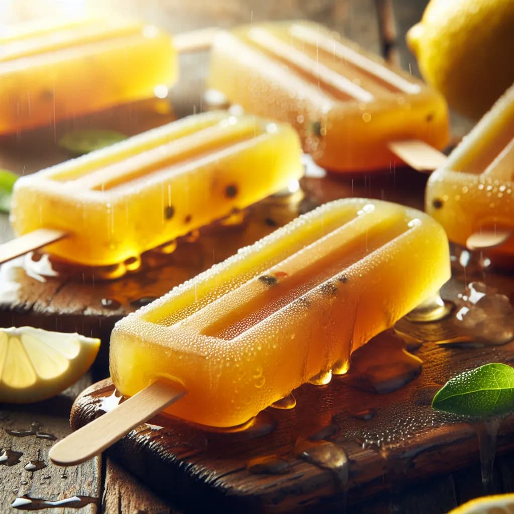 Lemon Tea Popsicles