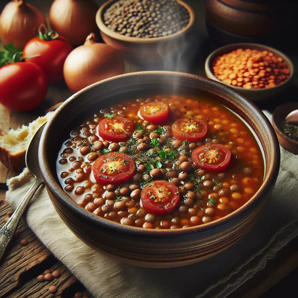 Lentil and Tomato Soup