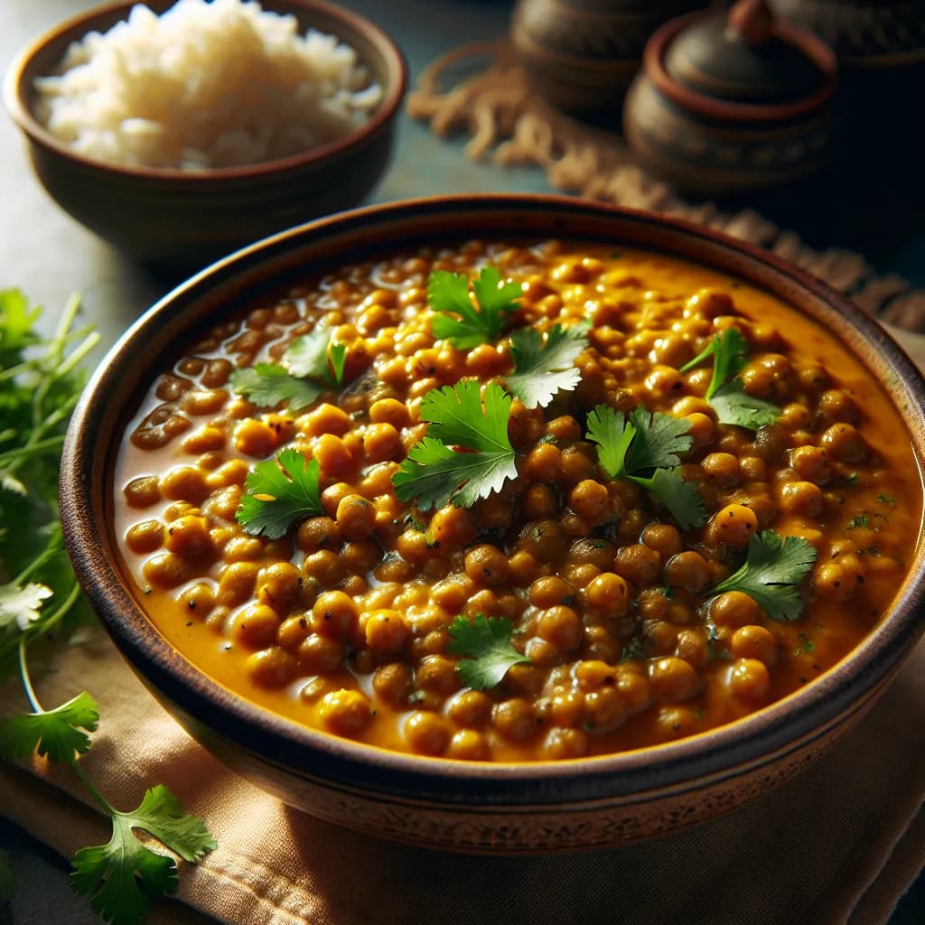Lentilles au curry