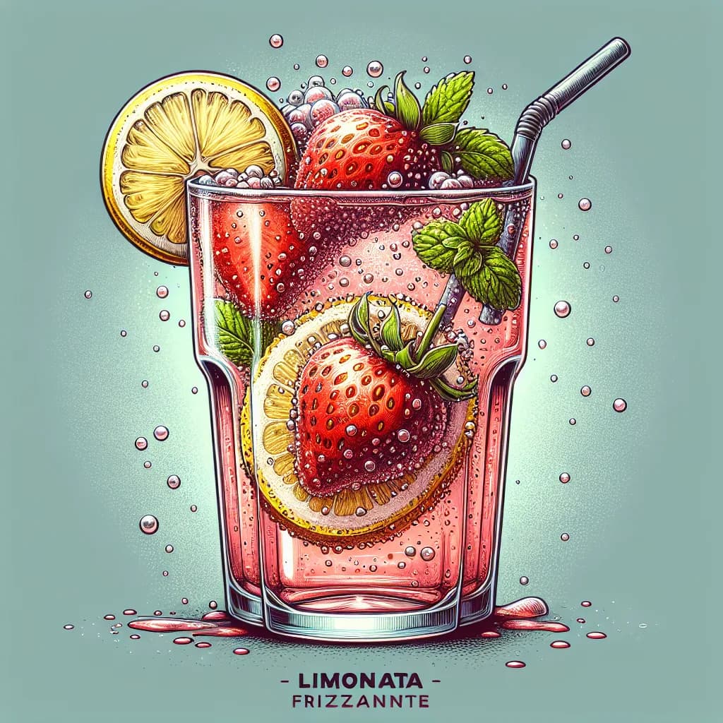 Limonata Frizzante alla Fragola