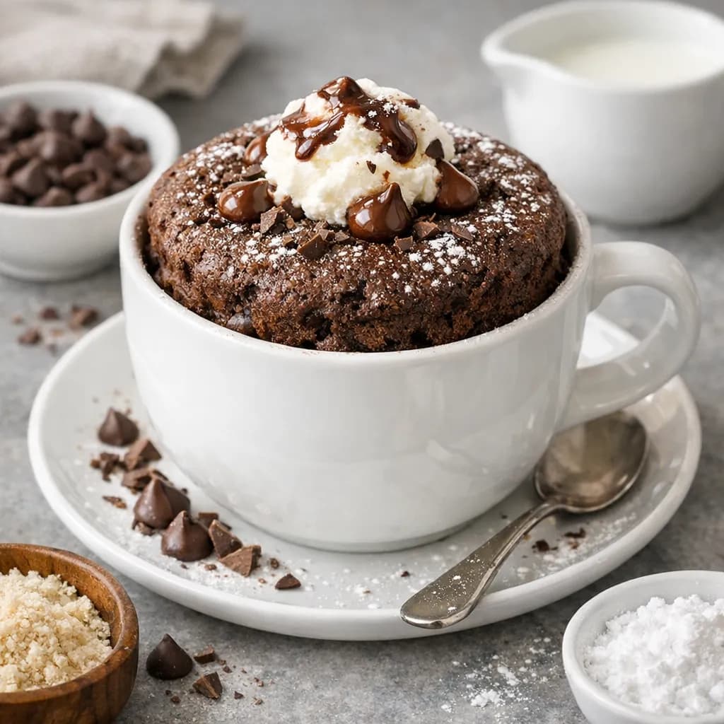 Low Sodium Gluten-Free Chocolate Mug Cake