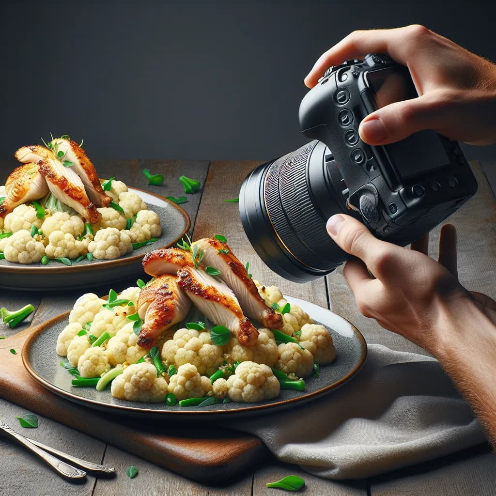 Low-Carb Cauliflower and Chicken Pilaf