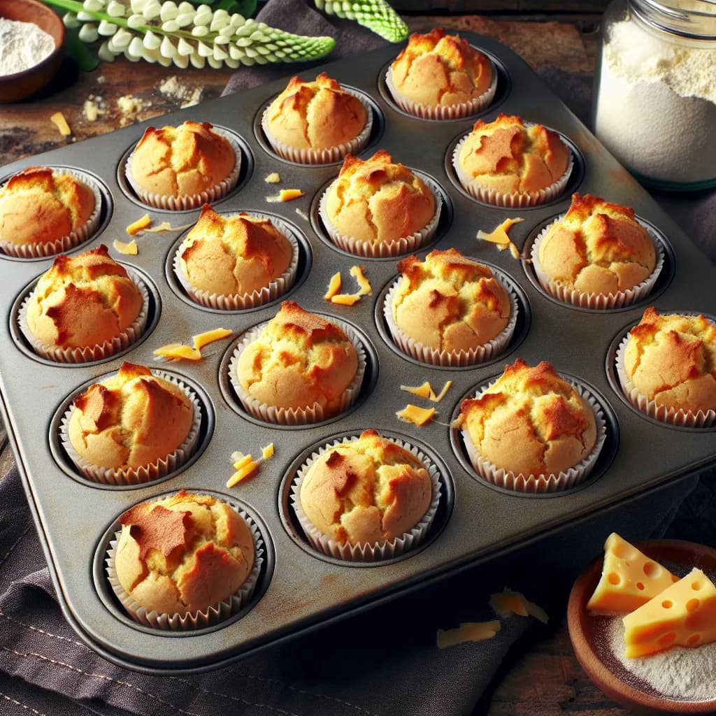 Lupin Flour Cheese Muffins