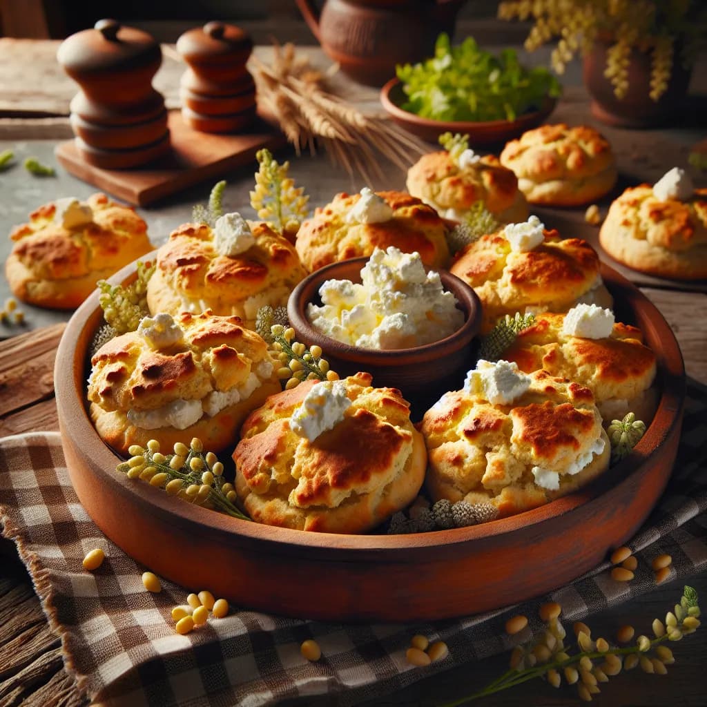 Lupin Flour Cottage Cheese Biscuits