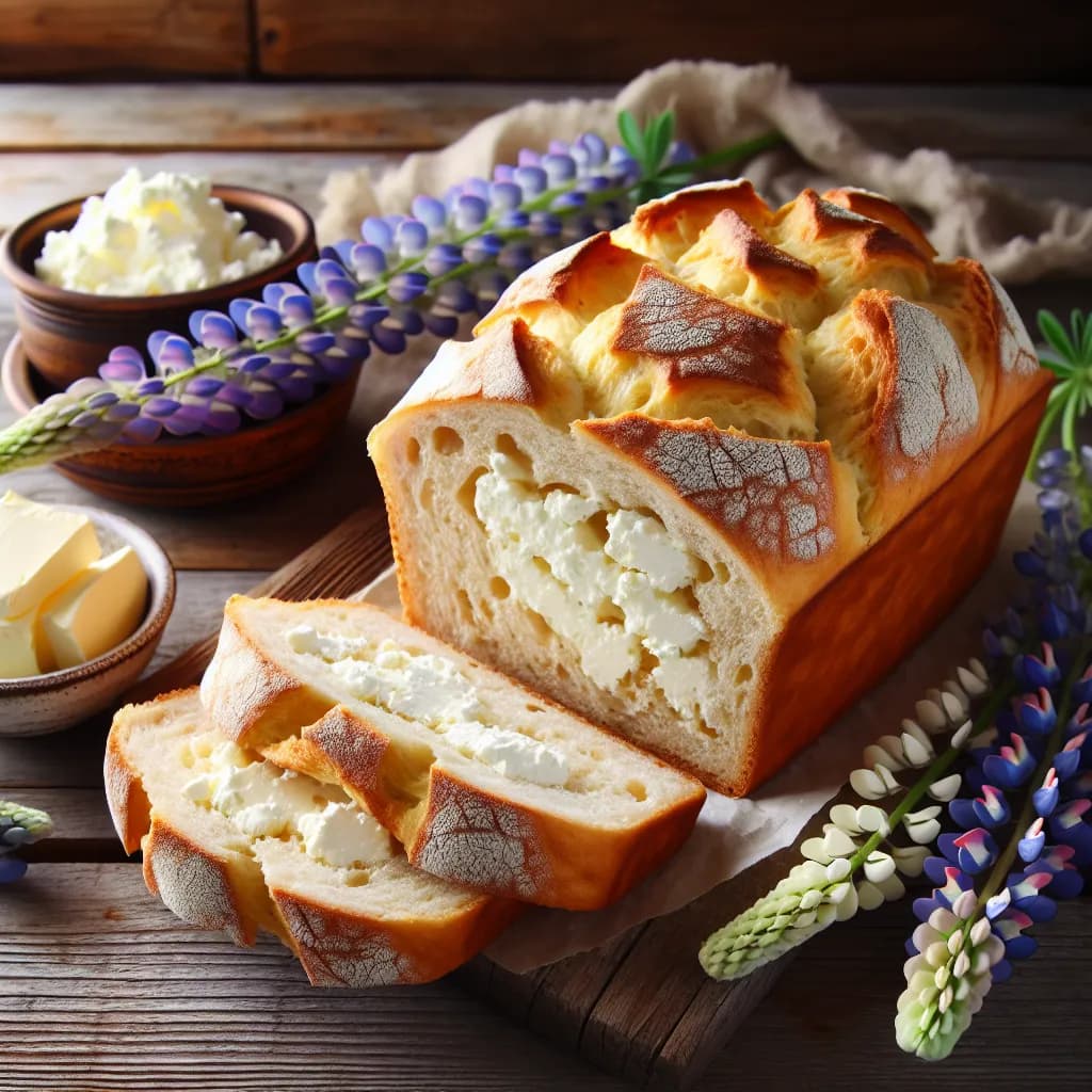 Lupin Flour Cottage Cheese Bread