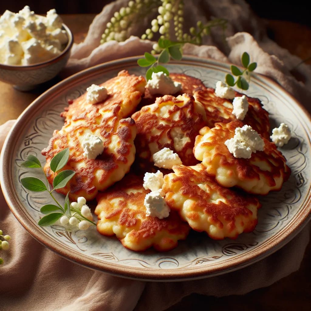 Lupin Flour Cottage Cheese Fritters