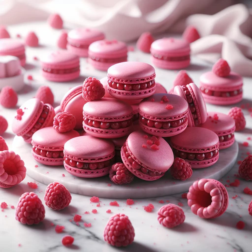 Macarons à la Framboise