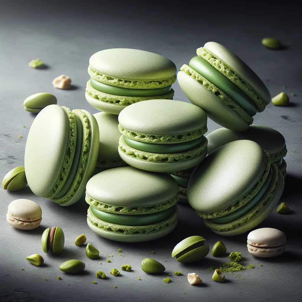 Macarons à la Pistache