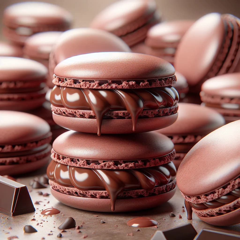 Macarons au Chocolat