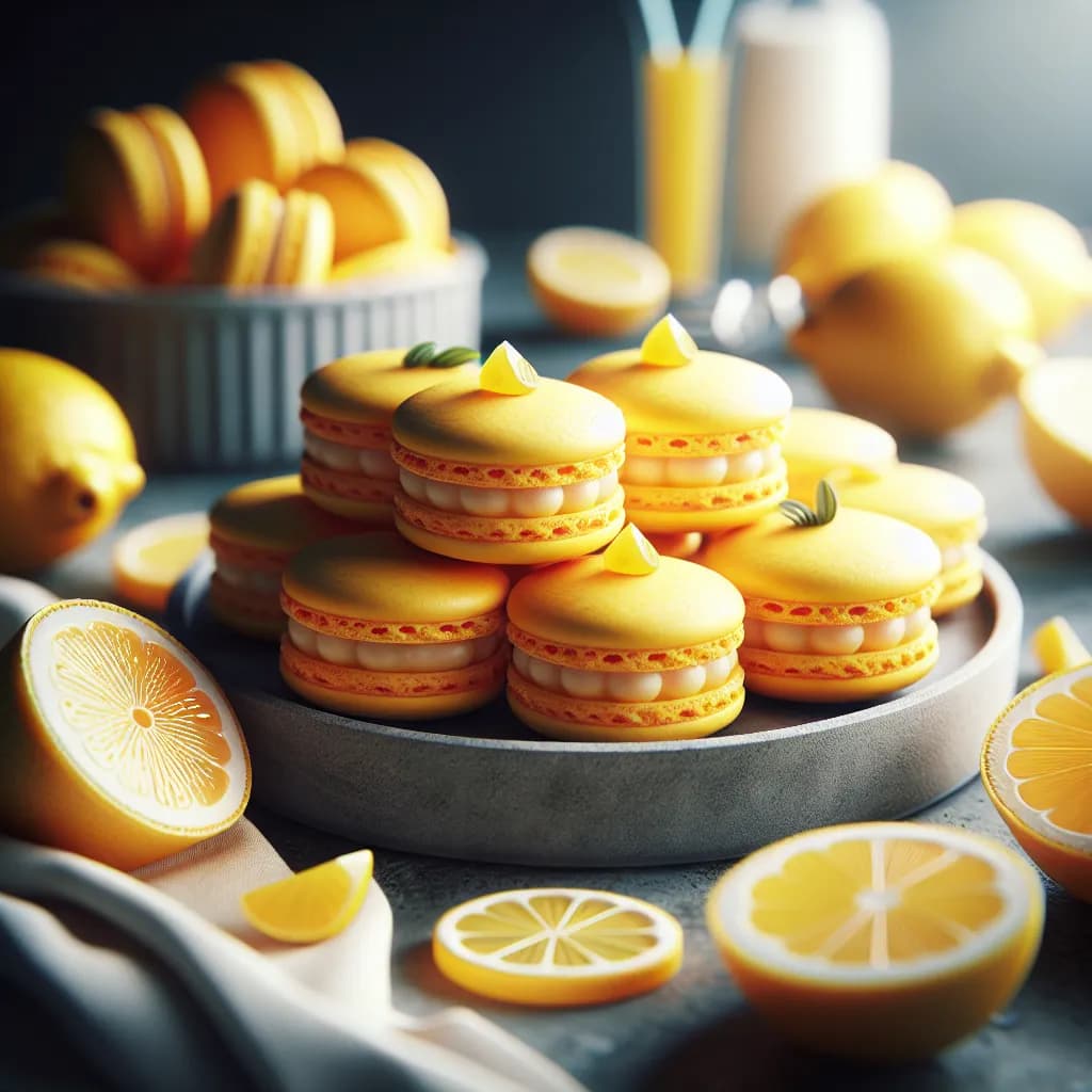 Macarons au Citron