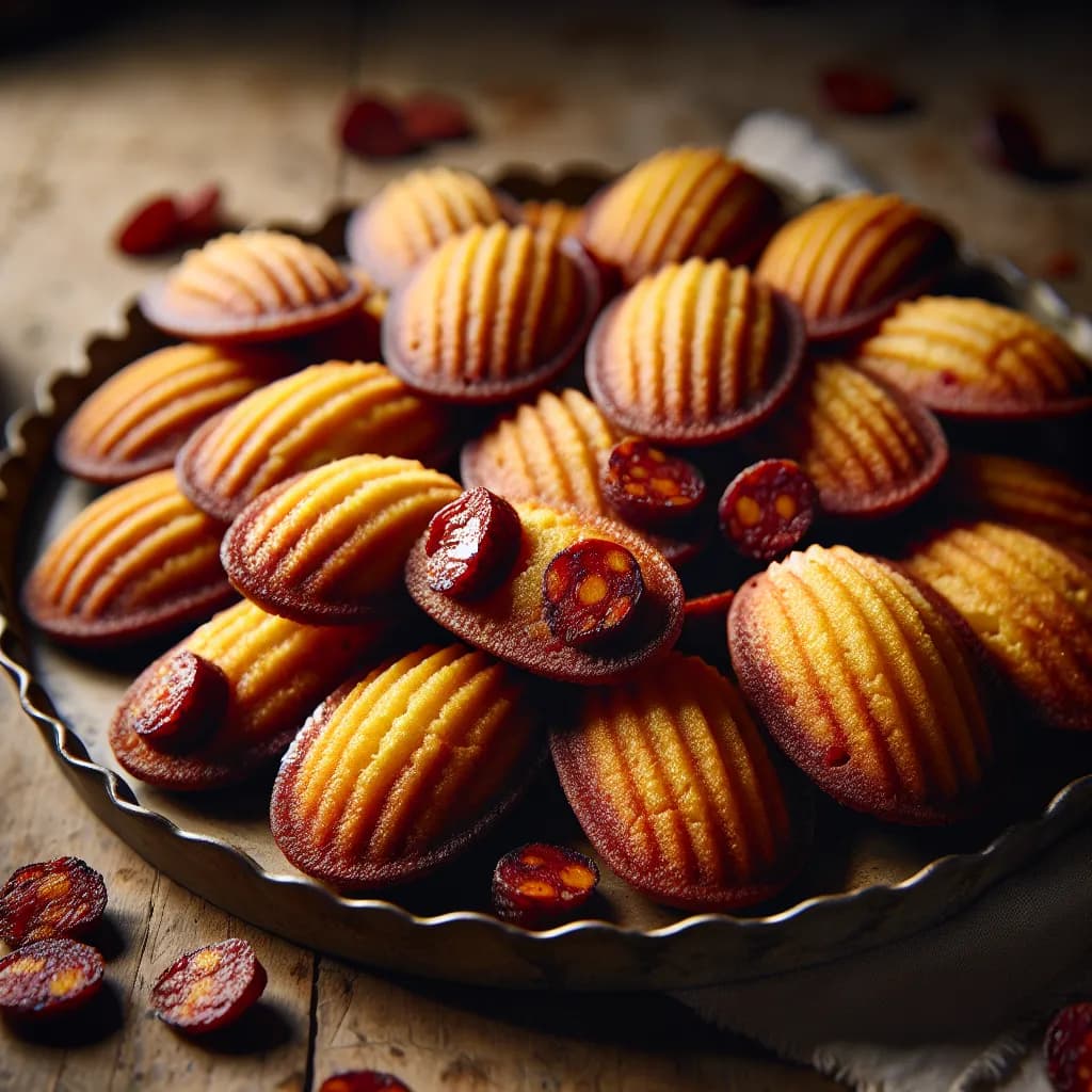 Madeleines au Chorizo