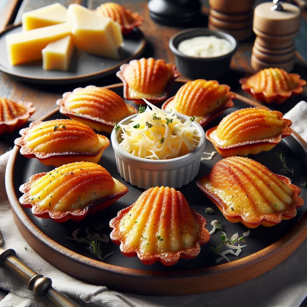Madeleines au Fromage Raclette