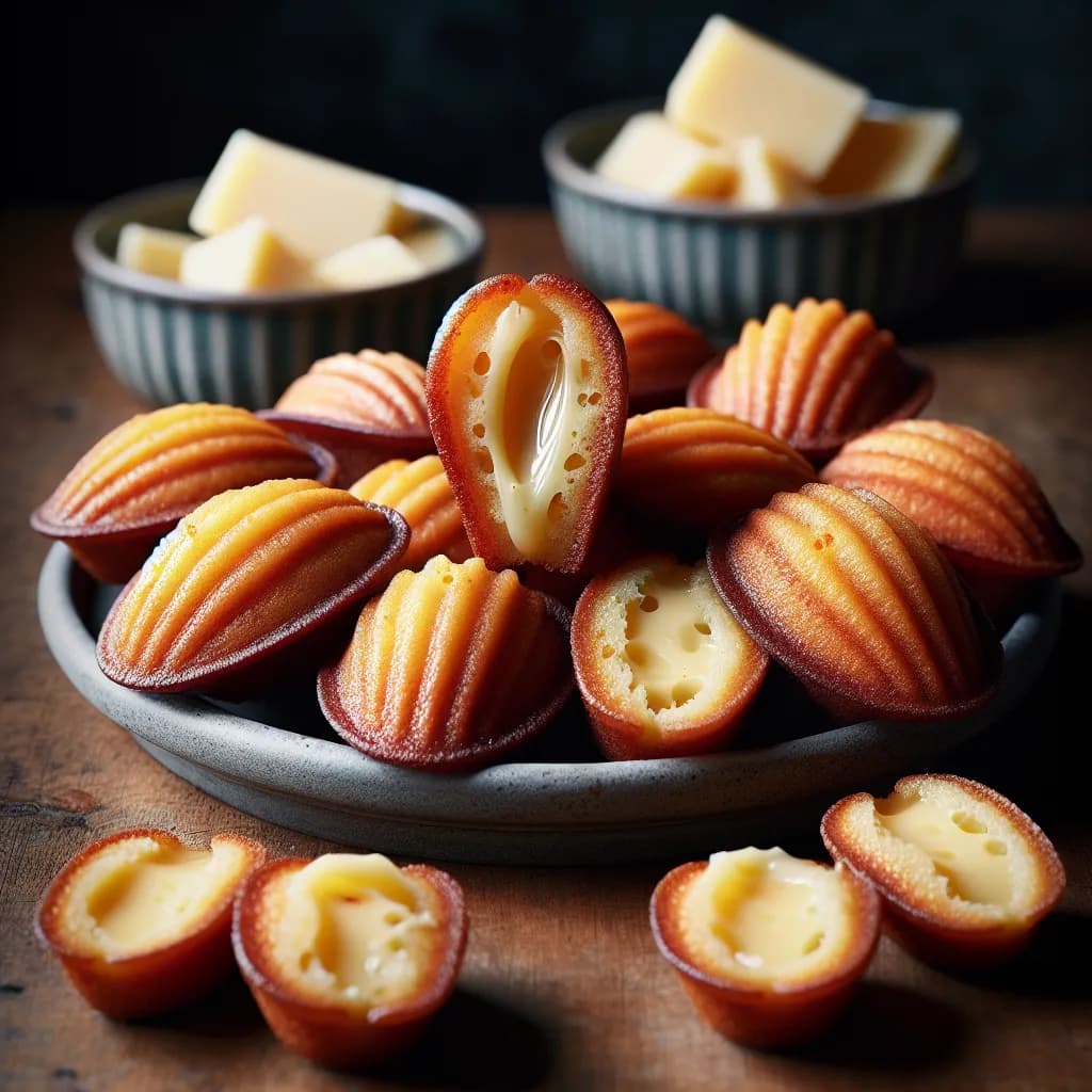 Madeleines au Fromage Raclette