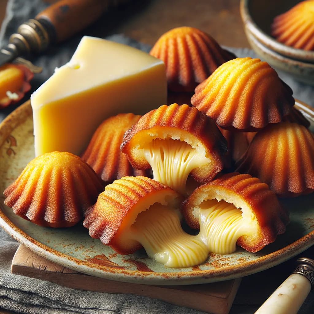 Madeleines au Fromage Raclette