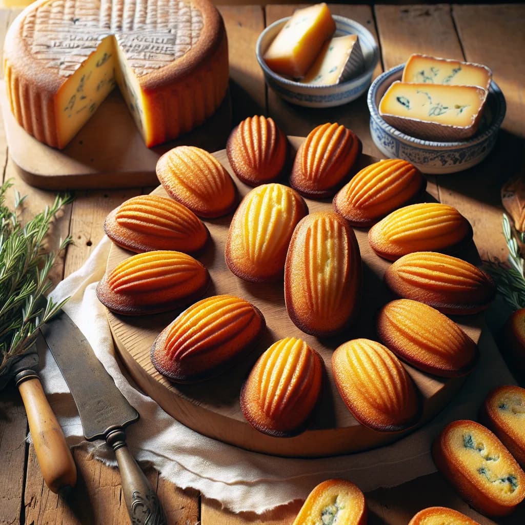 Madeleines au Fromage Vache qui Rit
