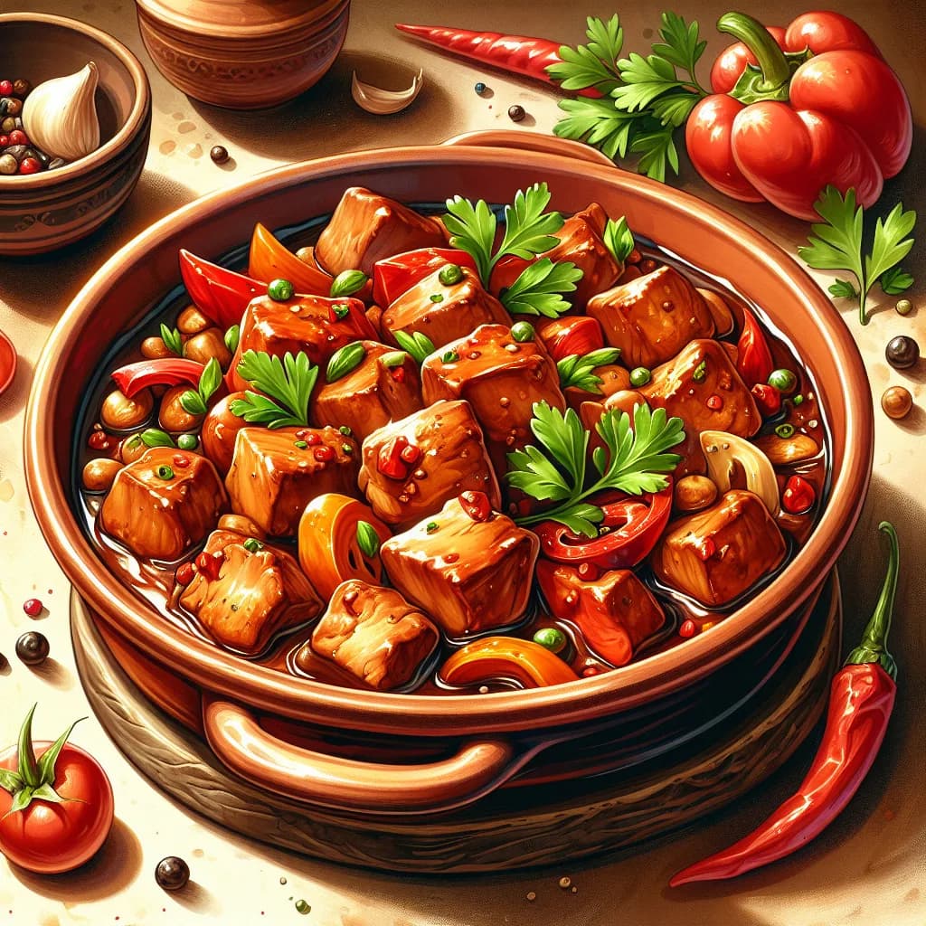 Maiale in agrodolce