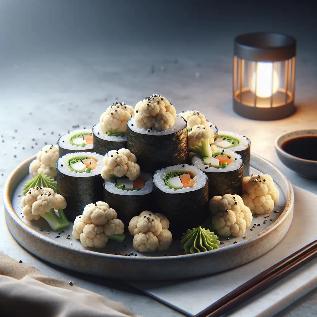 Maki de Chou-Fleur et Nori