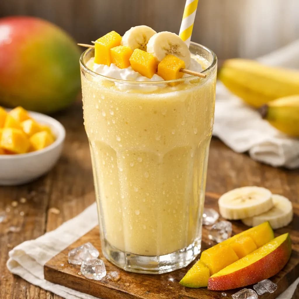 Mango Banana Milkshake