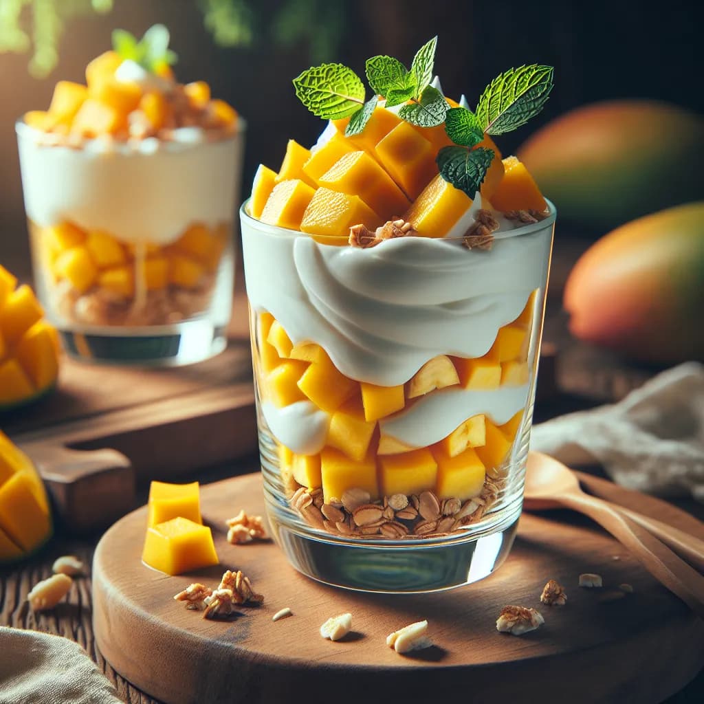 Mango Banana Parfait