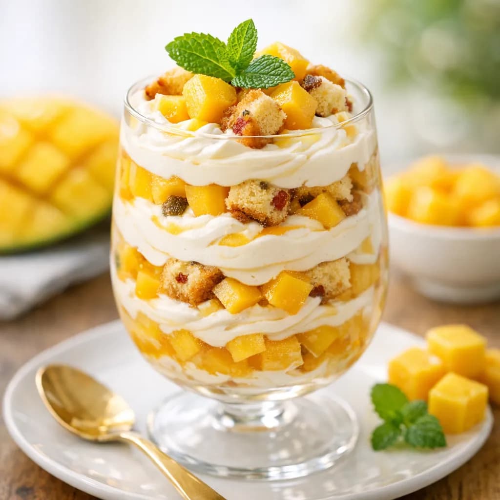 Mango Cream Delight Parfait