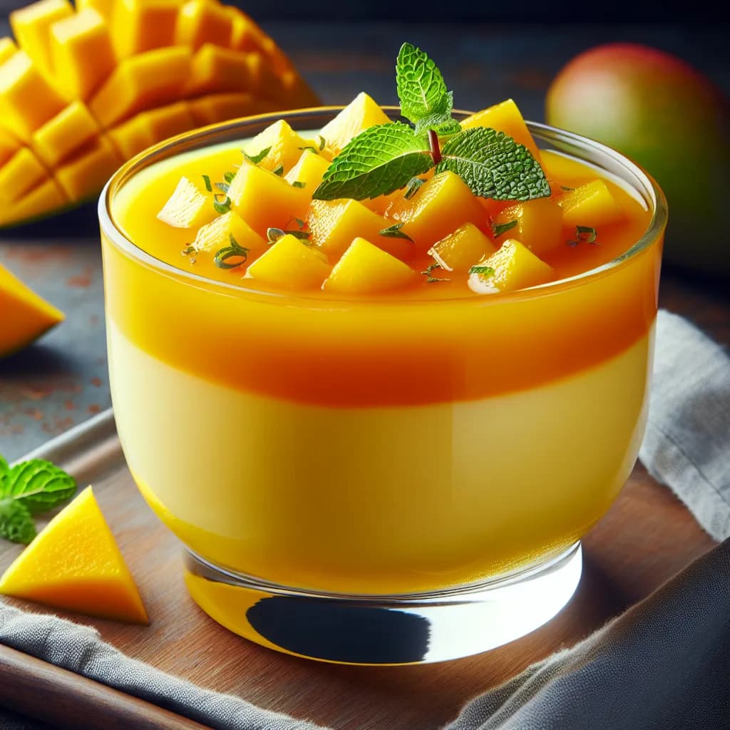 Mango Lemon Pudding
