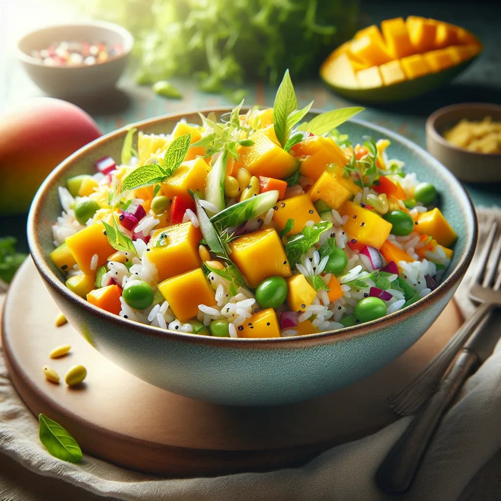Mango Rice Salad