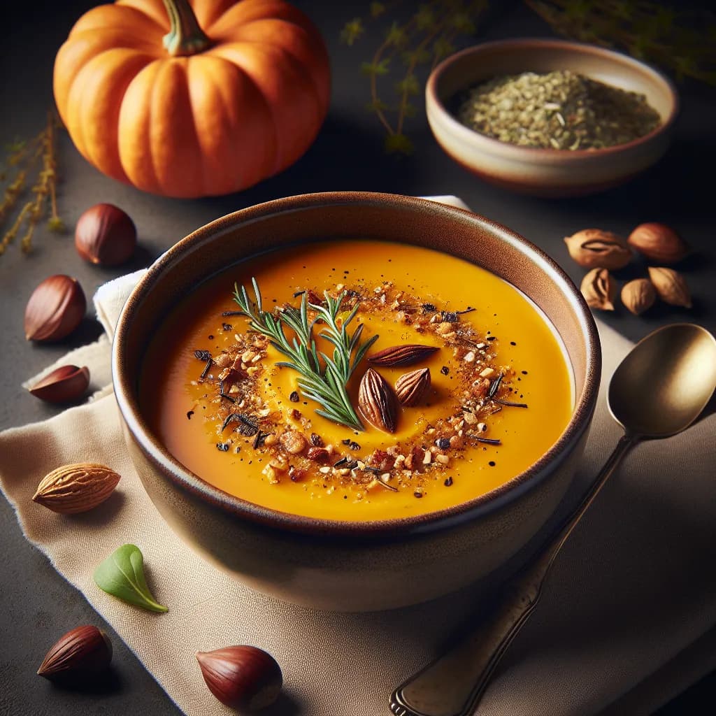 Maroni-Kürbissuppe
