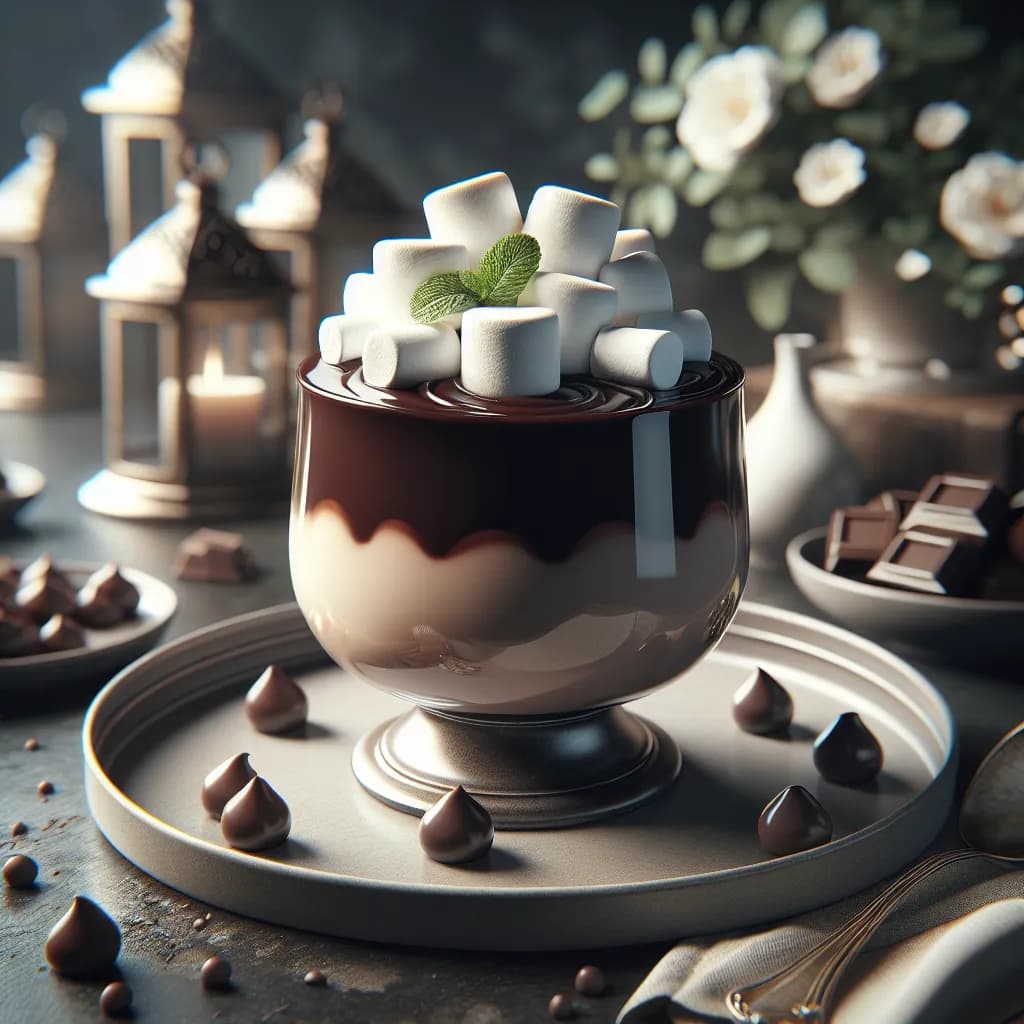 Marshmallow Chocolate Pudding