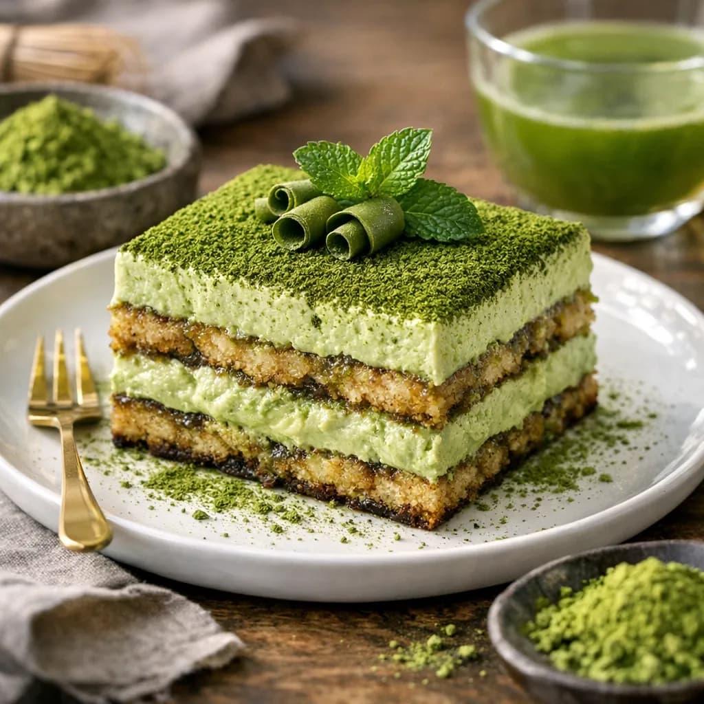 Matcha Green Tea Tiramisu