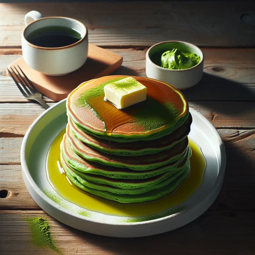 Matcha-Pfannkuchen