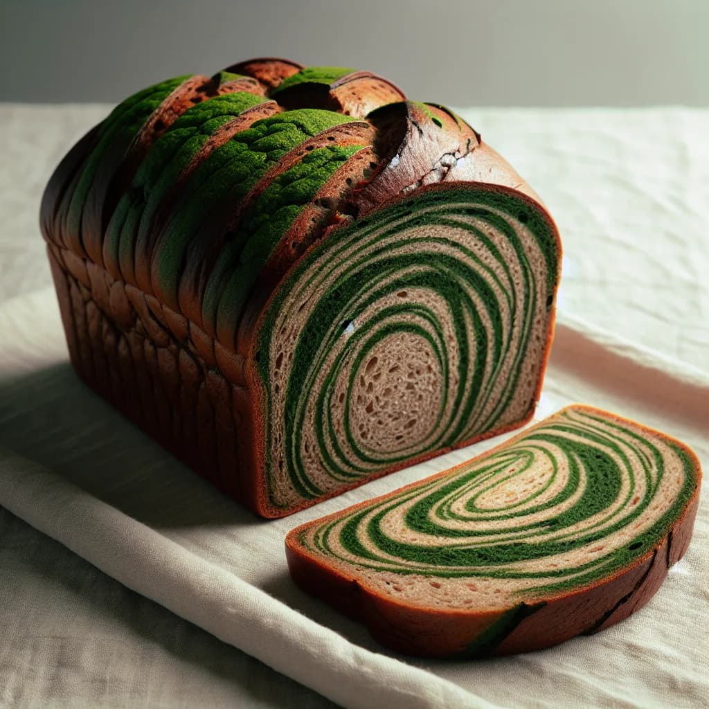 Matcha-Vollkornbrot