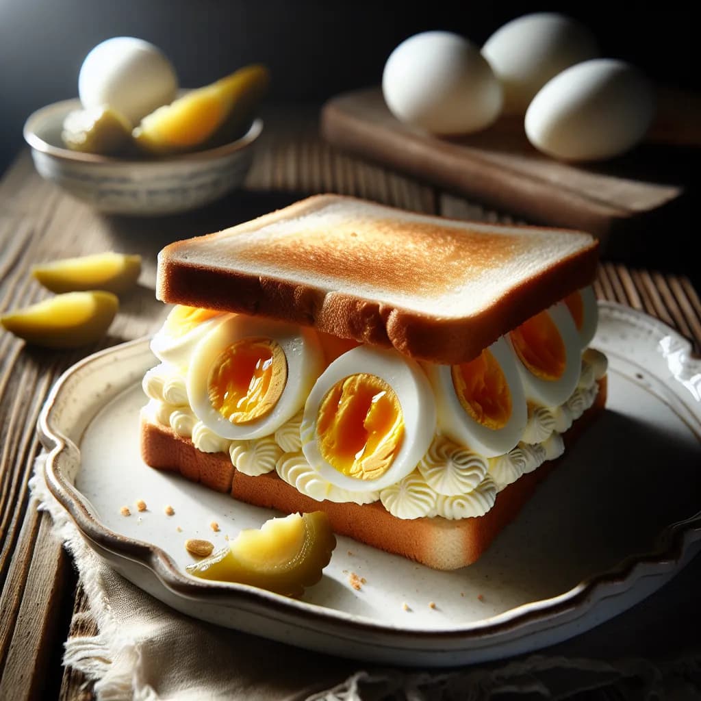 Mayo and Egg Sandwich