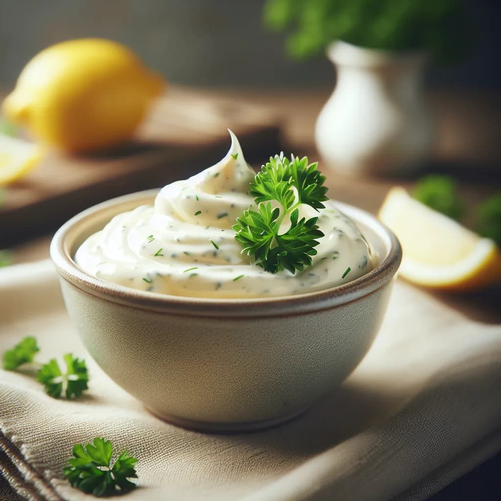 Mayonnaise Citronnée aux Herbes