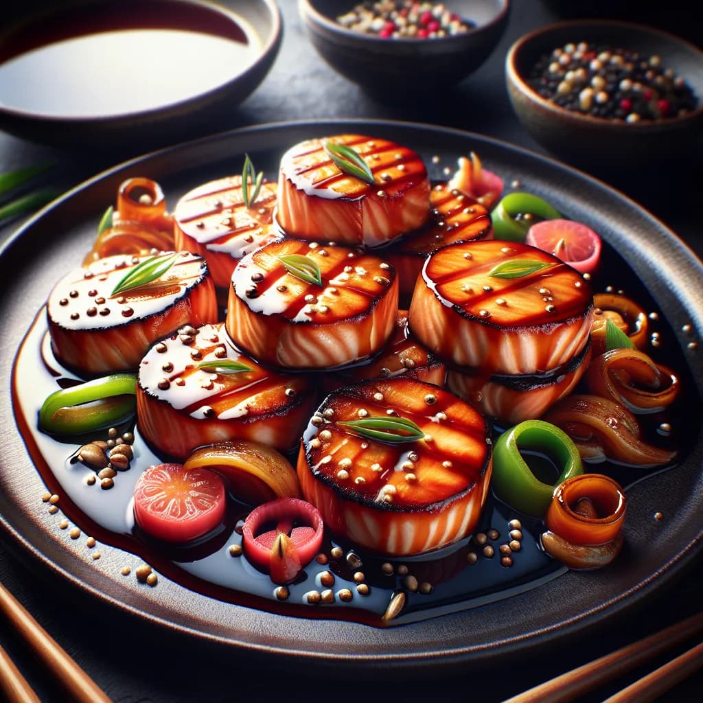 Medaillons de Saumon Teriyaki