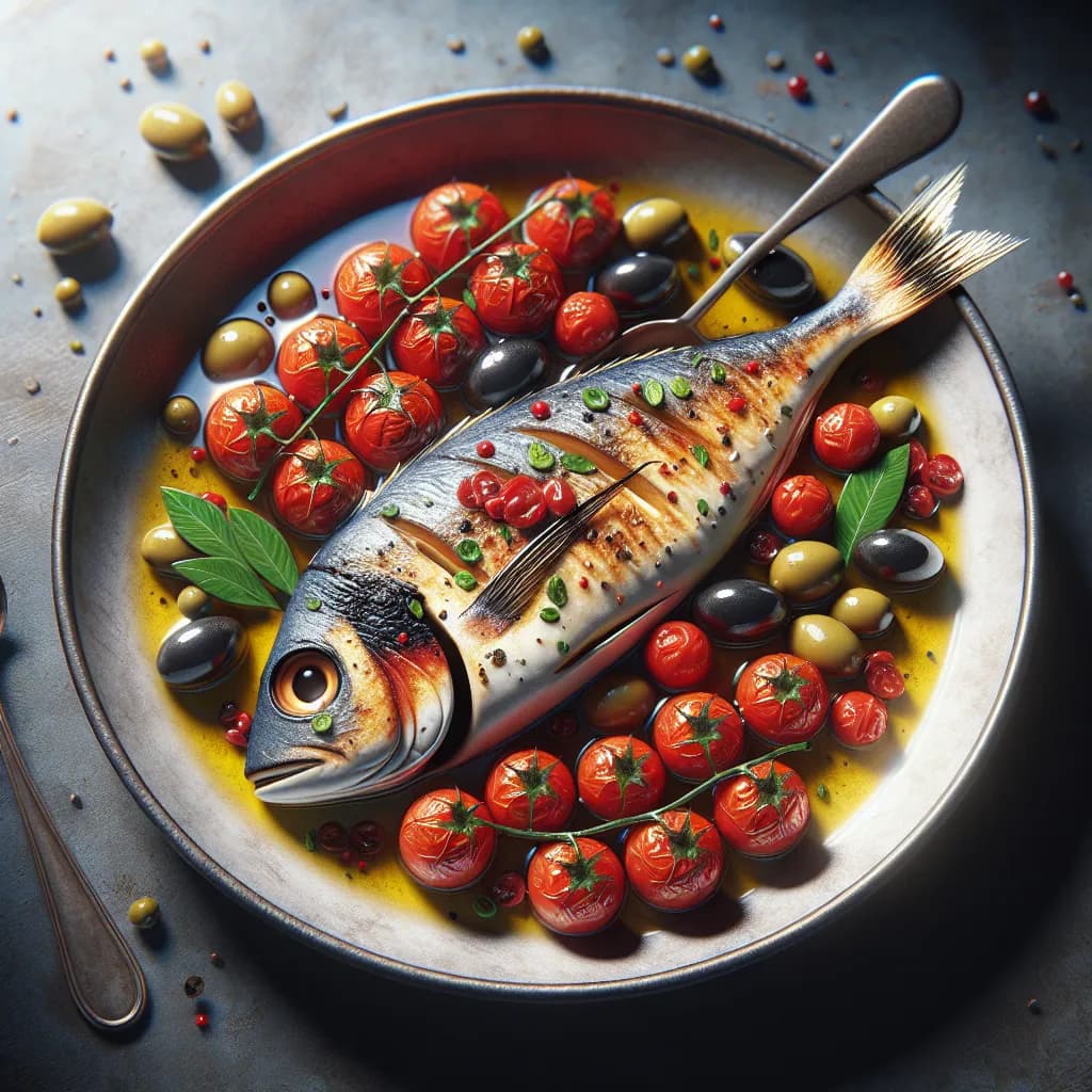 Mediterranean Baked Fish