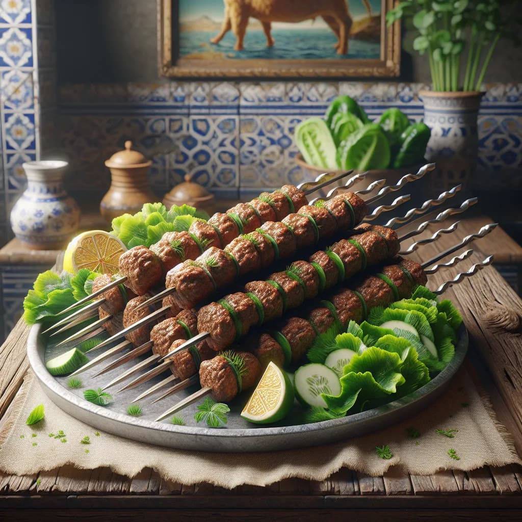 Mediterranean Beef Kofta Kebab