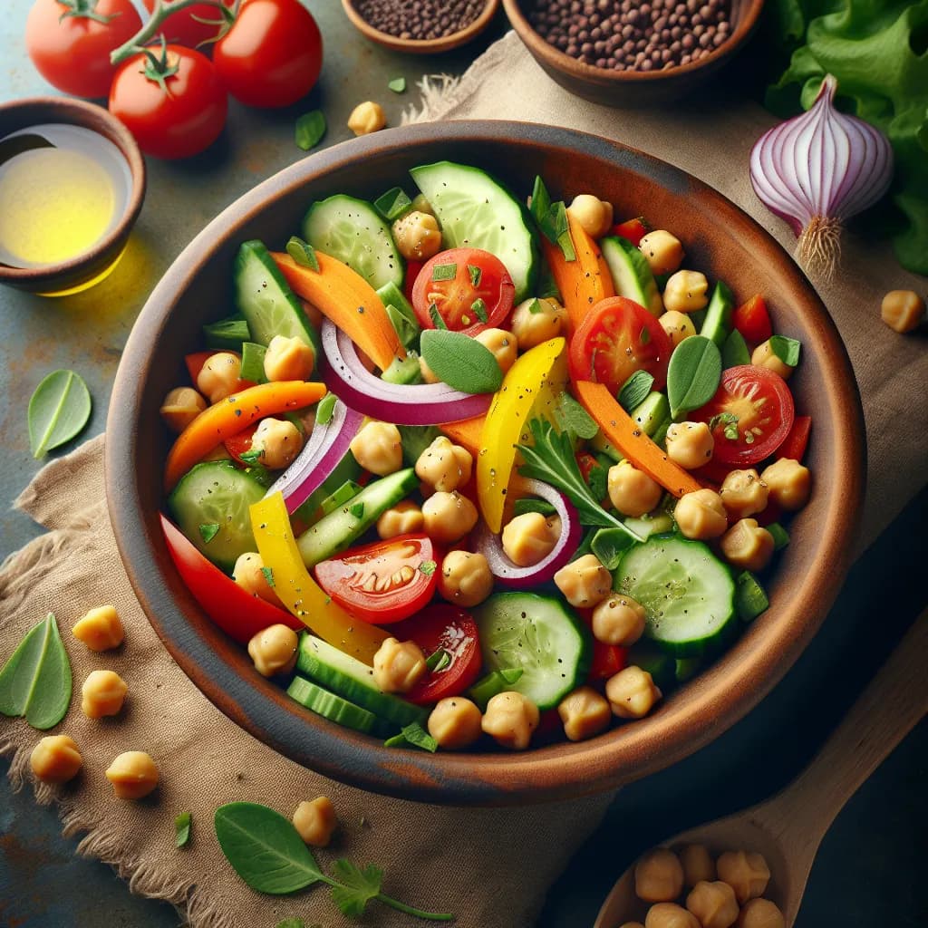 Mediterranean Chickpea Salad