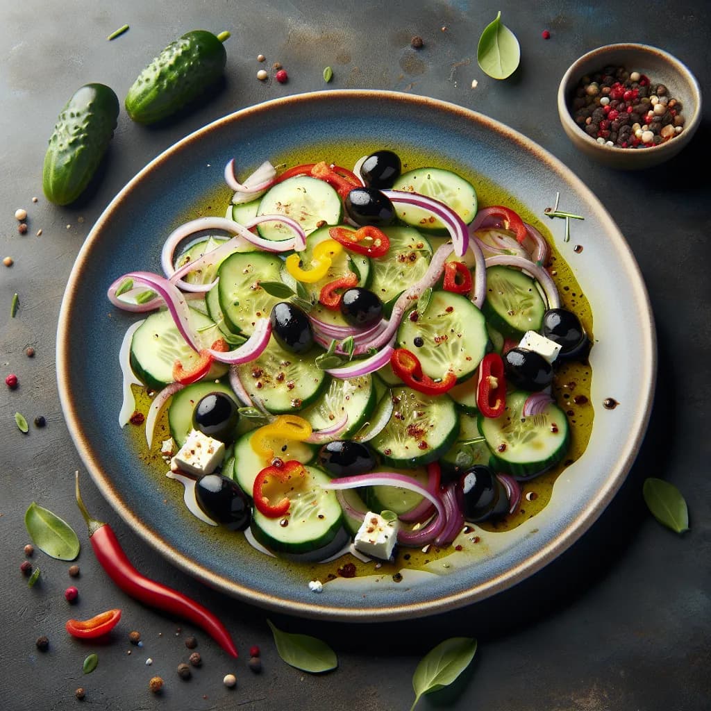 Mediterranean Cucumber Salad