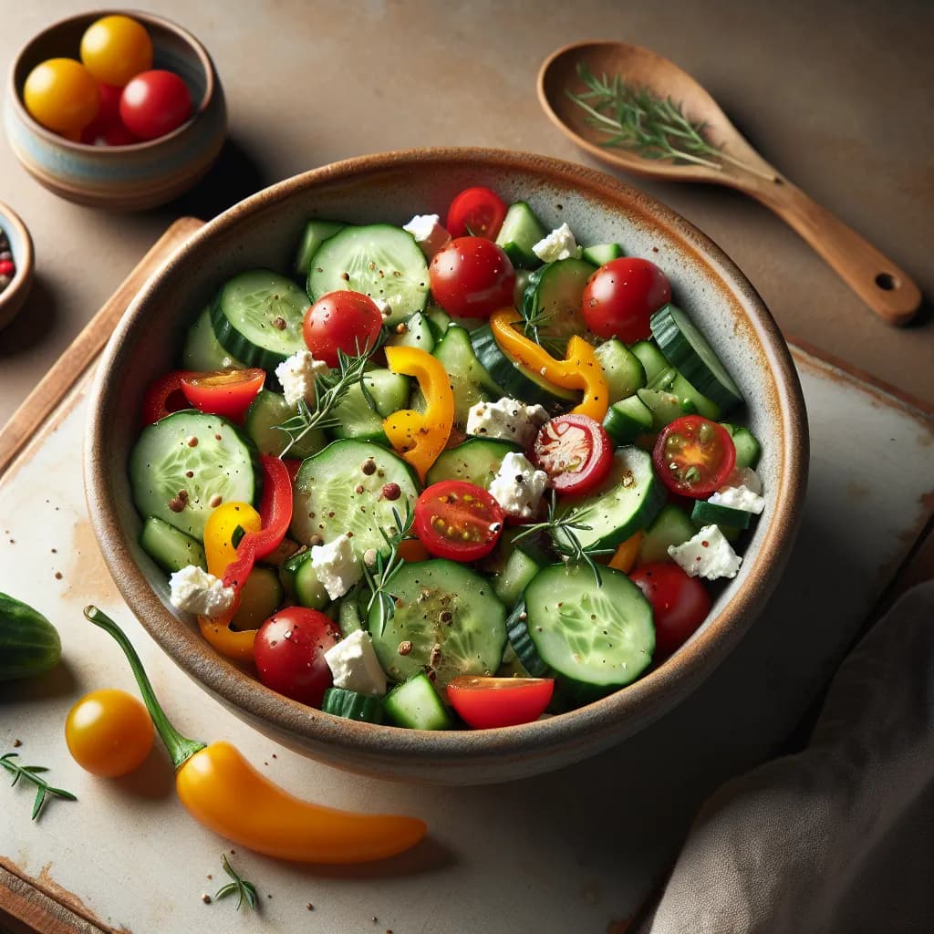 Mediterranean Cucumber Salad