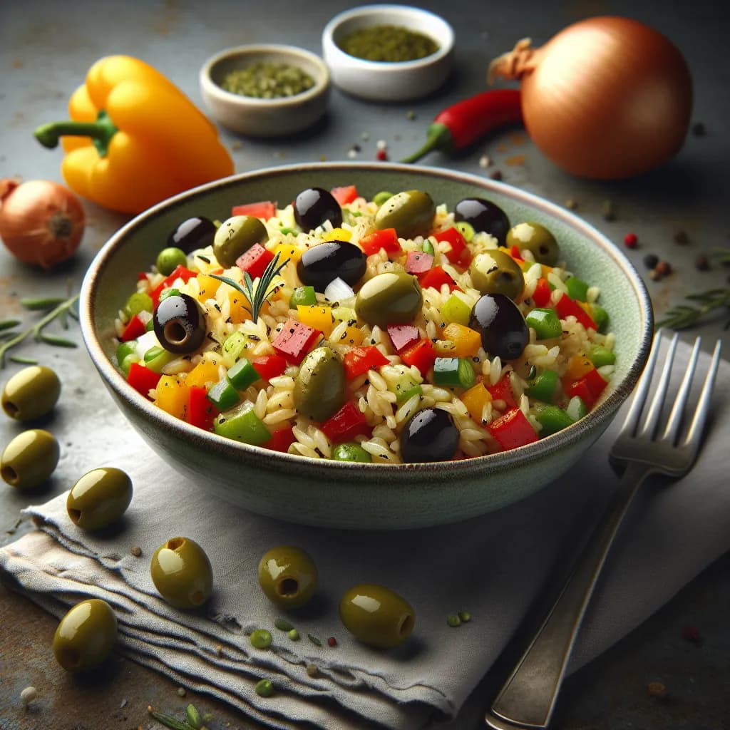 Mediterranean Olive Rice